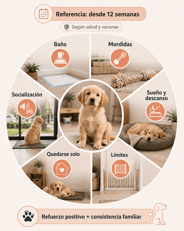 actividades de un cachorro